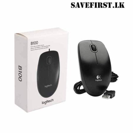 Logitech B100 Optical Usb Mouse - Black Best Price in Sri Lanka