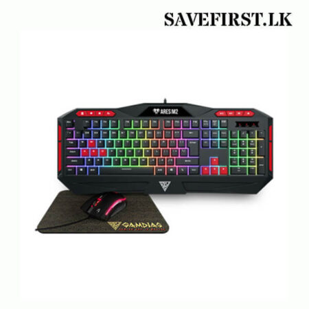 GAMDIAS ARESM2 KEYBOARD + ZEUS|E2 MOUSE + MOUSE MAT 3 IN 1 GAMING COMBO