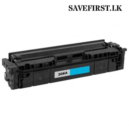HP 206A CYAN COMPATIBLE LASERJET TONER CARTRIDGE WITH OUT CHIP