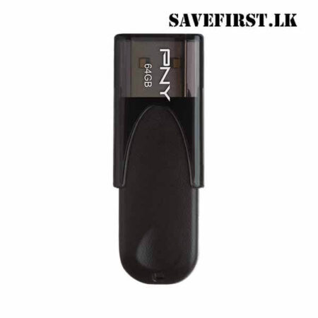 PNY-USB-Flash-Drive-Attache4-Black-64GB
