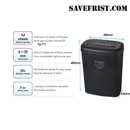 CD228P – Paper shredder heavy duty
