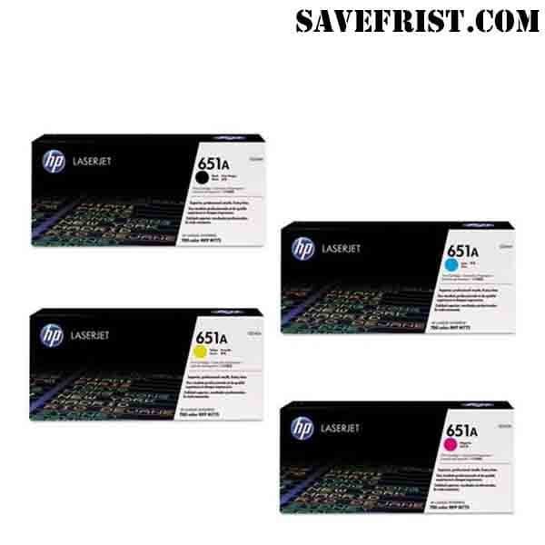 HP 651A Toner Cartridge (BK/C/M/Y) CE340A
