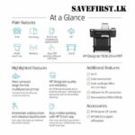 HP DesignJet T830 36-in Multifunction WiFi Plotter Printer - Image 2